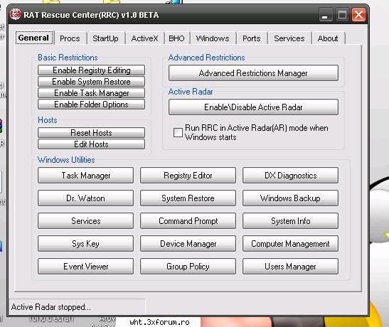 ~Rat Rescue Center~ - HellGate - [#] Security Tools