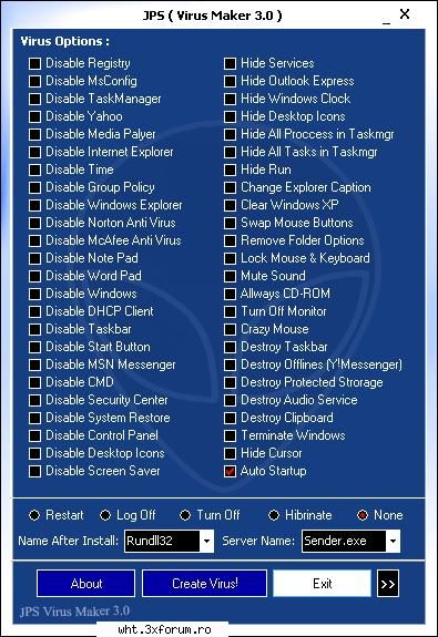 Virus Maker 3 - Cred ca titlul zice tot - [#] Hacking Tools